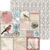 BoBunny - Garden Journal Collection - 12 x 12 Double Sided Paper - Freehand
