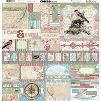 BoBunny - Garden Journal Collection - 12 x 12 Cardstock Stickers - Combo