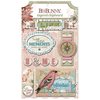 Bo Bunny - Garden Journal Collection - Layered Chipboard Stickers
