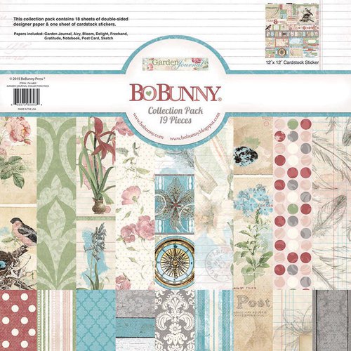 BoBunny - Garden Journal Collection -12 x 12 Collection Pack