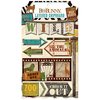 Bo Bunny - Safari Collection - Layered Chipboard Stickers