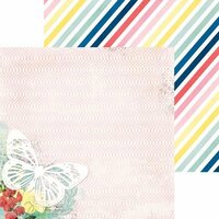 BoBunny - Sweet Life Collection - 12 x 12 Double Sided Paper - Wish