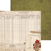 BoBunny - Heritage Collection - 12 x 12 Double Sided Paper - Census