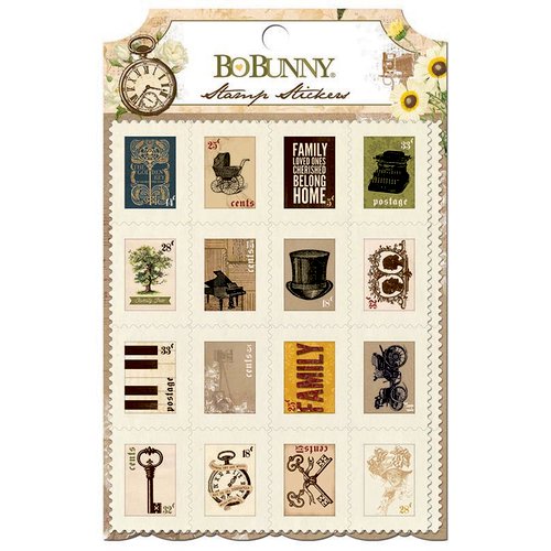 BoBunny - Heritage Collection - Stamp Stickers
