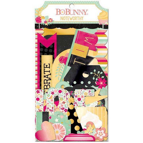 BoBunny - Youre Invited Collection - Noteworthy Journaling Cards