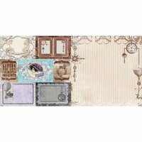 BoBunny - Penny Emporium Collection - 12 x 12 Double Sided Paper - Captured