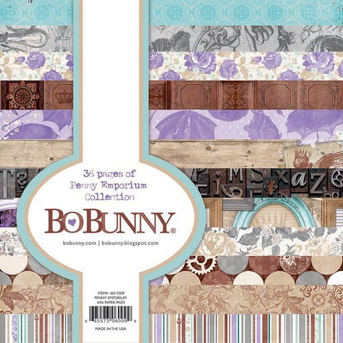 BoBunny - Penny Emporium Collection - 6 x 6 Paper Pad