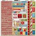 BoBunny - Dear Santa Collection - Christmas - 12 x 12 Cardstock Stickers - Combo