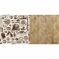 BoBunny - Provence Collection - 12 x 12 Double Sided Paper - French Quarter