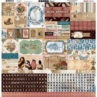 BoBunny - Provence Collection - 12 x 12 Cardstock Stickers - Combo