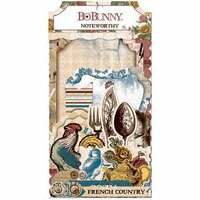 BoBunny - Provence Collection - Noteworthy Journaling Cards