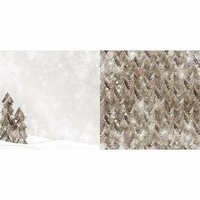 BoBunny - Sleigh Ride Collection - Christmas - 12 x 12 Double Sided Paper - Blizzard