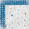 BoBunny - Whiteout Collection - 12 x 12 Double Sided Paper with Glitter Accents - Exhilarating