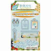 BoBunny - Beach Therapy Collection - Layered Chipboard Stickers