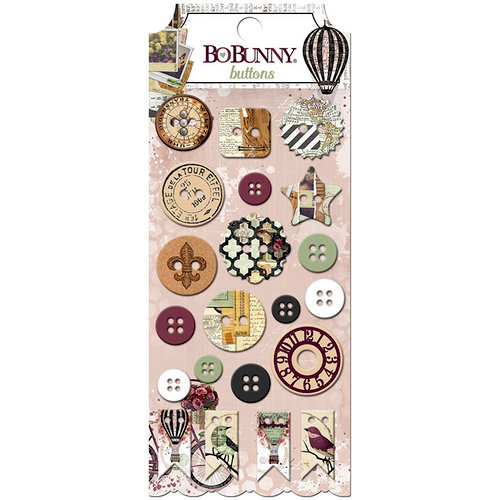 BoBunny - Beautiful Dreamer Collection - Buttons