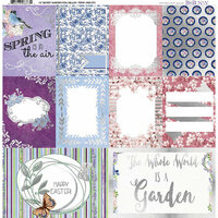 BoBunny - Secret Garden Collection - 12 x 12 Vellum with Foil Accents