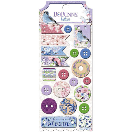 BoBunny - Secret Garden Collection - Buttons