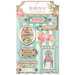 BoBunny - Soiree Collection - Layered Chipboard Stickers