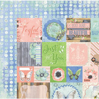 BoBunny - Butterfly Kisses Collection - 12 x 12 Double Sided Paper - Delight