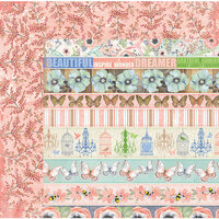 BoBunny - Butterfly Kisses Collection - 12 x 12 Double Sided Paper - Sunlit
