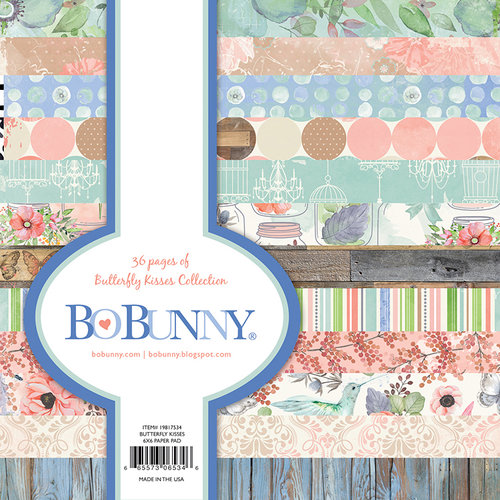 BoBunny - Butterfly Kisses Collection - 6 x 6 Paper Pad