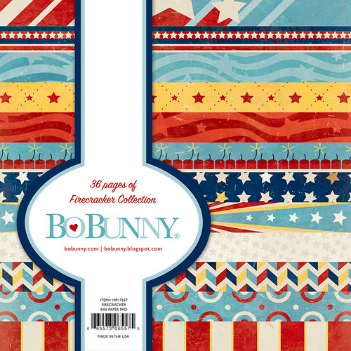BoBunny - Firecracker Collection - 6 x 6 Paper Pad