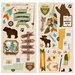BoBunny - Take a Hike Collection - Chipboard Stickers