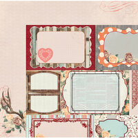 BoBunny - Bella Rosa Collection - 12 x 12 Double Sided Paper - Delicate