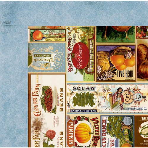 BoBunny - Farmers Market Collection - 12 x 12 Double Sided Paper - Farm Fresh