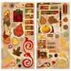 BoBunny - Farmers Market Collection - Chipboard Stickers