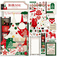 BoBunny - Merry and Bright Collection - Christmas - Noteworthy Journaling Cards