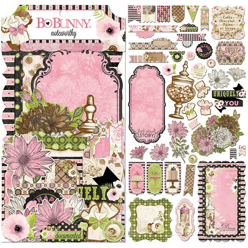 BoBunny - Sweet Moments Collection - Noteworthy Journaling Cards