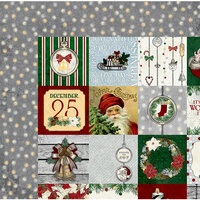 BoBunny - Tis The Season Collection - Christmas - 12 x 12 Double Sided Paper - Greetings