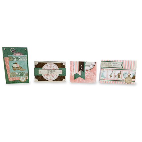 BoBunny - Felicity Collection - Project Kit - Set of Four Cards and Envelopes