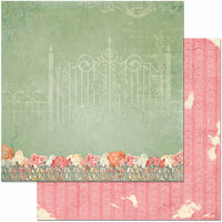 BoBunny - Aryia's Garden Collection - 12 x 12 Double Sided Paper - Iron