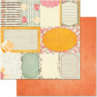 BoBunny - Aryia's Garden Collection - 12 x 12 Double Sided Paper - Notes