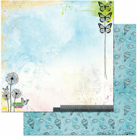 BoBunny - Faith Collection - 12 x 12 Double Sided Paper - Heaven Sent
