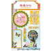 BoBunny - Faith Collection - Layered Chipboard Stickers with Glitter Accents