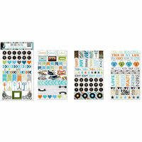 BoBunny - Life In Color Collection - Clear Stickers