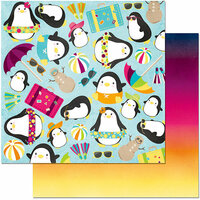 BoBunny - Make A Splash Collection - 12 x 12 Double Sided Paper - Lazy Days