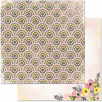 BoBunny - Petal Lane Collection - 12 x 12 Double Sided Paper - Blooms