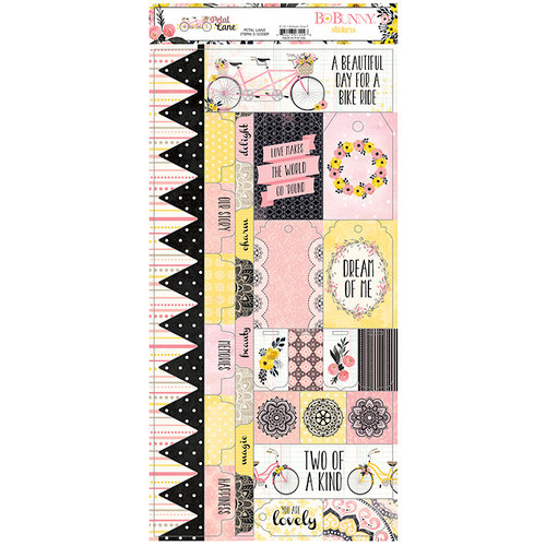 BoBunny - Petal Lane Collection - Cardstock Stickers