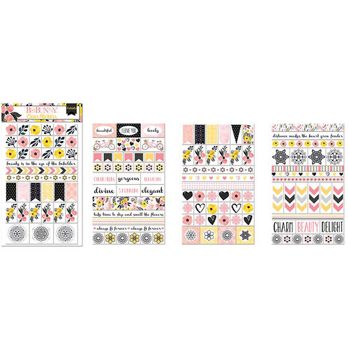 BoBunny - Petal Lane Collection - Clear Stickers