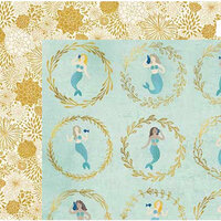 BoBunny - Down By The Sea Collection - 12 x 12 Double Sided Paper - Down By The Sea