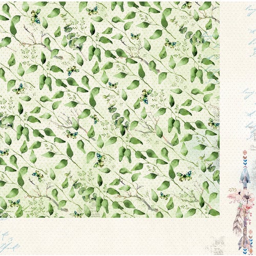 BoBunny - Serendipity Collection - 12 x 12 Double Sided Paper - Treetops