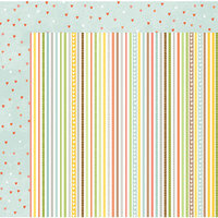 BoBunny - Weekend Adventure Collection - 12 x 12 Double Sided Paper - Stripe