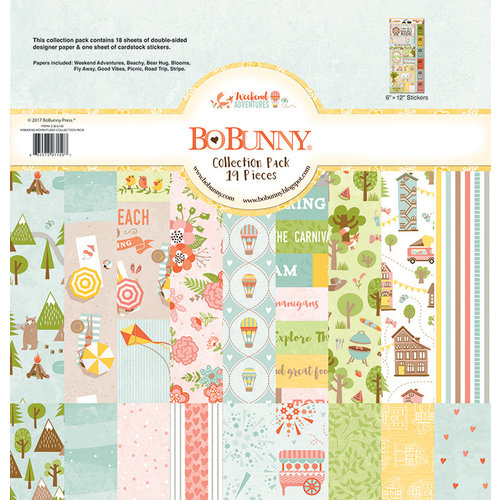 BoBunny - Weekend Adventure Collection - 12 x 12 Collection Pack