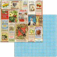 BoBunny - Family Recipes Collection - 12 x 12 Double Sided Paper - Delicious