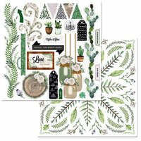 BoBunny - Garden Party Collection - 12 x 12 Double Sided Paper - Love Story