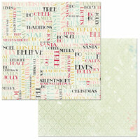 BoBunny - Carousel Christmas Collection - 12 x 12 Double Sided Paper - Noel